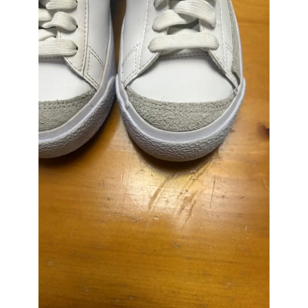 Nike Blazer Mid 77 Vintage Kids Sneakers White Blue DA4086-100 Size 3.5Y